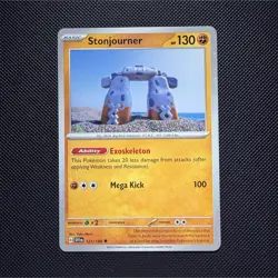 Stonjourner 121/198 Scarlet & Violet Yuka Morii Non Holo Pokemon TCG NM - Image 1