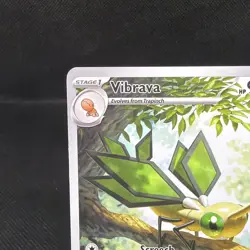 Pokemon Vibrava 206/191 Surging Sparks Illustration Rare Card SV08 TCG - Image 2