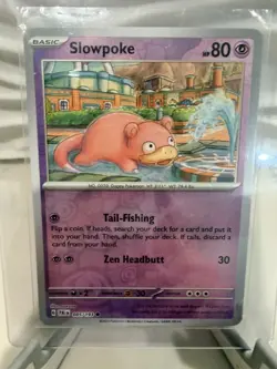 Slowpoke 085/193 Reverse Holo SV02: Paldea Evolved - Pokemon TCG - NM - Image 1