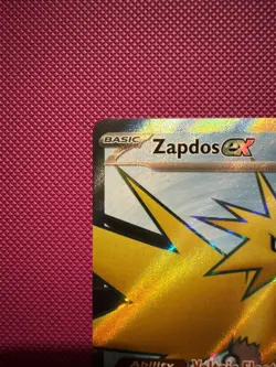Pokemon Zapdos EX TCG Full Art Rare Holo Card 192/165 Scarlet Violet 151 - Image 2