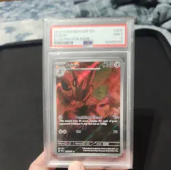 Pokemon TCG Scizor Sv03: Obsidian Flames 205/197 Holo Illustration Rare PSA 9 - Image 1