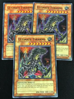 YUGIOH ULTIMATE TYRANNO POTD-EN020 SUPER X3(LP) - Image 1