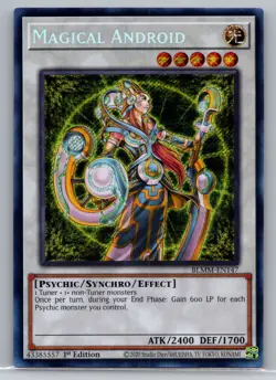 Yu Gi Oh - BLMM-EN147 Magical Android - Secret Rare - Image 1