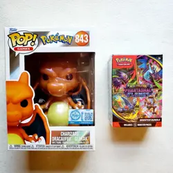 Pokemon TCG Phantasmal Flames Booster Bundle & Charizard Funko Pop #843 From PC! - Image 1