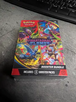 Pokemon Mega Evolution Phantasmal Flames Booster Bundle 6 Packs Sealed - Image 1