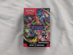 Phantasmal Flames Pokemon TCG Booster Bundle 6 Booster Packs English - Image 1