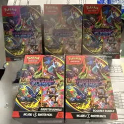 Pokemon Mega Evolution Phantasmal Flames Booster Bundle x5 - Image 1