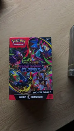 Pokemon TCG Mega Evolution Phantasmal Flames Booster Bundle Sealed - Image 2