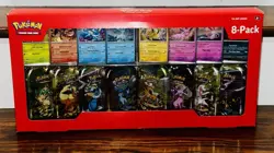 Pokemon TCG Prismatic Evolutions Costco 8 Mini-Tin Bundle w/ Promo Cards NEW - Image 1