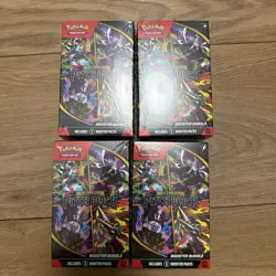 4x Sealed Pitch Black Booster Bundle Pokemon TCG New and Sealed - Image 1