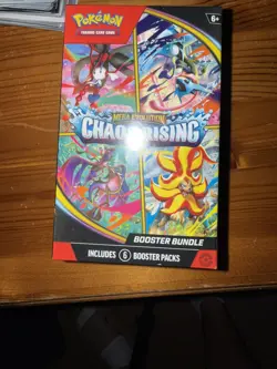 Pokemon TCG Mega Evolution Chaos Rising Booster Bundle SEALED 6 Packs - Image 1