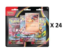 Pokemon TCG ME04 Chaos Rising 3 PACK BLISTER BOOSTER CASE Sealed 24 ct 10411 - Image 2