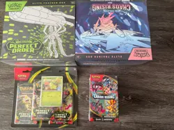 Pokemon Cards Sealed 2 Etb Booster Bundle 3 Pack Chaos Rising Perfect Order - Image 2