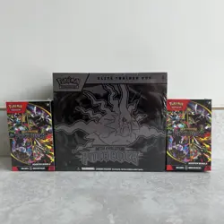 Pokemon TCG: Mega Evolution Pitch Black ETB and Booster Bundle x2 - Image 1