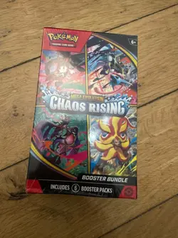 Pokemon TCG: Mega Evolution-Chaos Rising Booster Bundle (6 Packs) - New & Sealed - Image 1