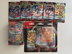 Pokemon TCG Chaos Rising - Booster Bundle + Triple Blister Pack + 5 Packs - Image 1