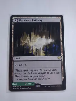 MTG Darkbore Pathway Slitherbore Pathway Kaldheim 254/285 Regular Rare - Image 1