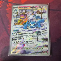 Metagross 178/162 Temporal Forces Illustration Rare Pokemon Card - Image 1
