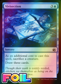 x1 Vivisection MID MTG 83/277 FOIL UNCOMMON M/NM 1x - Image 1