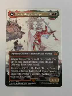 MTG - Terra, Magical Adept Borderless full art Final Fantasy non foil M0323 - Image 1