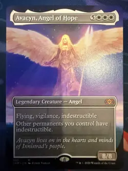 MTG Avacyn, Angel of Hope Double Masters 335 Borderless - Image 1