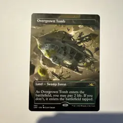 Overgrown Tomb 284 Borderless Unfinity UNF MTG Magic - Image 1