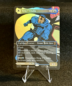 Magic: The Gathering- King T'Challa (Borderless) (0399) Marvel Super Heroes Foil - Image 1