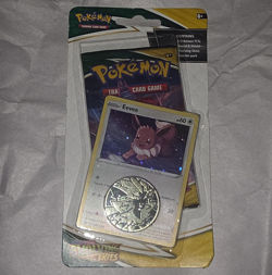 Pokemon TCG Sword & Shield Evolving Skies Booster Pack 10 Cards Eevee Promo Coin - Image 1