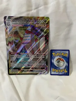 Pokemon TCG Cards Duraludon VMAX 123/203 Evolving Skies JUMBO Full Art NM - Image 1