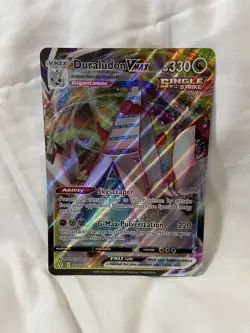 Pokemon TCG Cards Duraludon VMAX 123/203 Evolving Skies JUMBO Full Art NM - Image 2