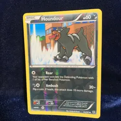 Houndour 55/101 Reverse Holo Plasma Blast Pokemon Card - Image 1