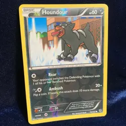 Houndour 55/101 Reverse Holo Plasma Blast Pokemon Card - Image 2