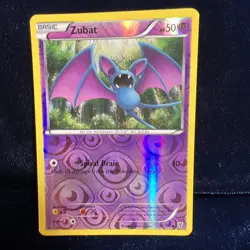 Zubat 52/135 Reverse Holo Plasma Storm Pokemon Card - Image 1