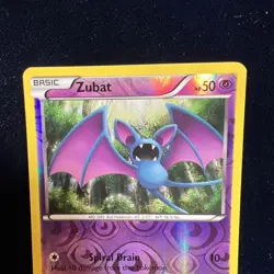Zubat 52/135 Reverse Holo Plasma Storm Pokemon Card - Image 2