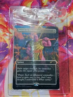 Magic the Gathering PSA Magazine Promo Swords to Plowshares Thanos Sealed NM - Image 1