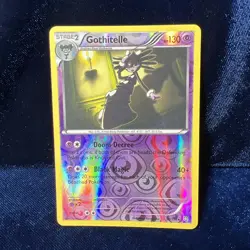 Gothitelle 57/124 Reverse Holo Rare Dragons Exalted Pokemon Card - Image 1