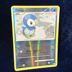 Piplup 93/130 Reverse Holo Diamond & Pearl Base Set Pokemon Card - Image 1