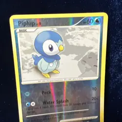 Piplup 93/130 Reverse Holo Diamond & Pearl Base Set Pokemon Card - Image 2