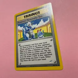 Pokemon Personality Test 102/105 NM Neo Destiny Pokemon Card WOTC Vintage TCG - Image 5
