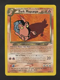 Dark Magcargo 18/105 - Neo Destiny - Pokemon TCG WOTC - LP-NM - Image 1