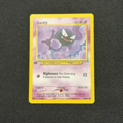 Pokemon Gastly 65/105 1st Edition Neo Destiny Vintage WOTC Vintage NM - Image 1