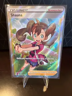 Pokemon TCG Shauna (Full Art) 263/264 Holo SWSH08: Fusion Strike Ultra Rare - Image 1