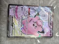 Pokemon TCG Lillie's Clefairy EX Holo Ultra Rare Card 173/159 Journey Together - Image 1