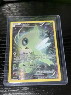 Pokemon TCG Celebi XY111 Full Art Mythical Collection Black Star Promo LP - Image 1