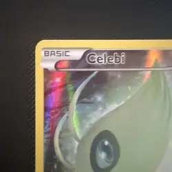 Pokemon Card Black Star XY Promo CELEBI XY111 Mythical Collection NM-LP see pics - Image 3