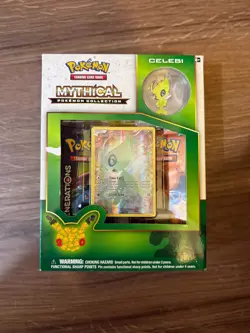 Pokemon 20th Anniversary Mythical Collection Celebi Box Sealed - Image 1