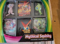 Pokemon Mythical Squishy Premium Collection Box - Mew, Victini, Celebi -Sealed - Image 2