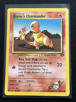 Blaine's Charmander SET - 60+61/132 - Pokemon Gym Challenge & Heroes - 2000 - LP - Image 2