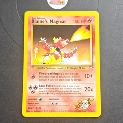 Wizards Pokemon TCG Blaine's Magmar 37/132 Gym Heroes Unlimited Rare 60HP 2000 - Image 1
