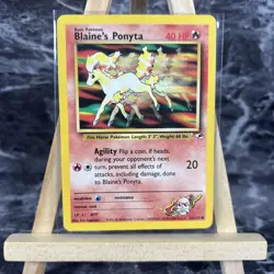 Pokemon TCG Blaine's Ponyta Gym Challenge Card 64/132 Regular LP - Image 1